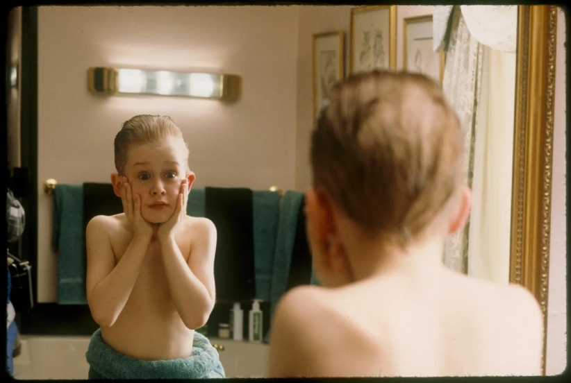 New York Philharmonic Home Alone: Kevin looking in the mirror