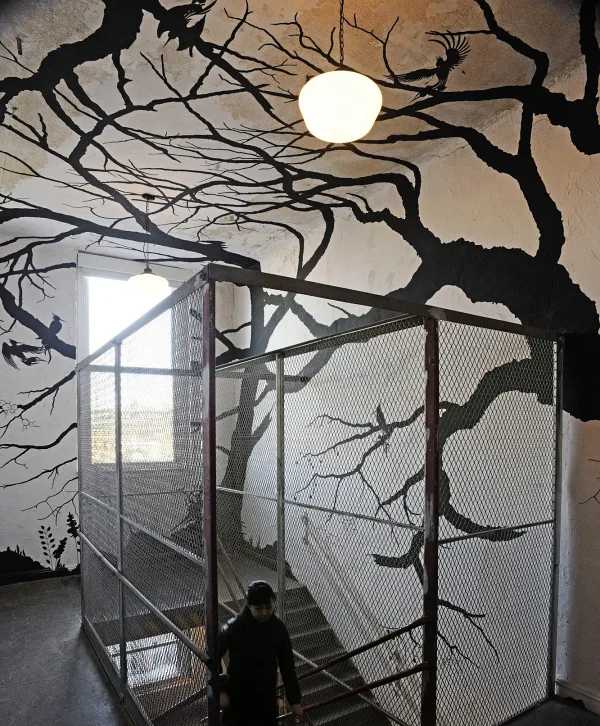 MoMA PS1 artist intervention: In the Woods by Ernesto Caivano.