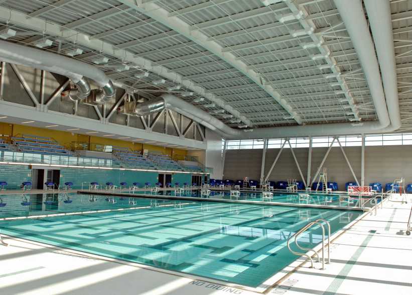 Indoor Pool at the Flushing Meadows Corona Park Aquatics Center & Ice Rink