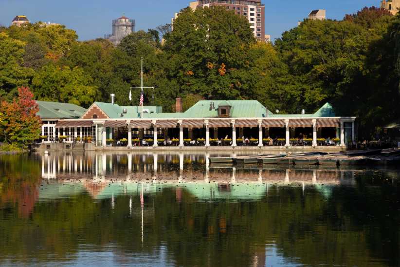 AN overview look at Central Park Boathouse Restaurant in Central Park