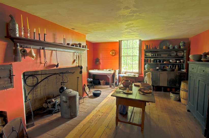 John Jay Homestead Kitchen at American Revolutionary Trail in Westchester