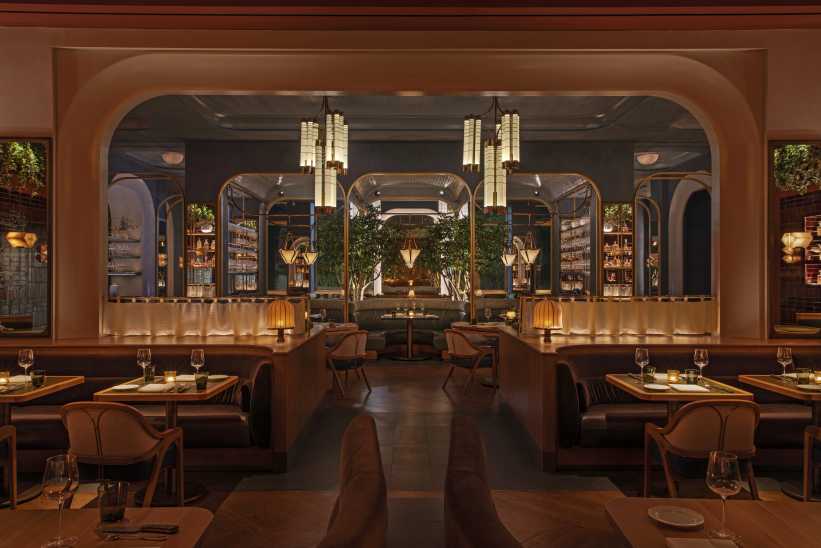 Elegant Main Dining Room at Bourbon Steak New York