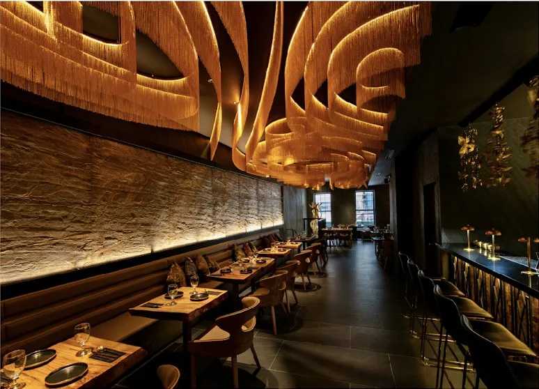 Interior of SaiTong Thai in NYC