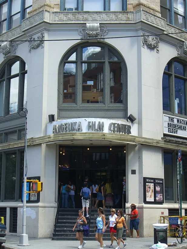 The Angelika Theater at the corner of Houston Street and Mercer Street in Manhattan’s Greenwich Village, one of the most famous indie movie theaters