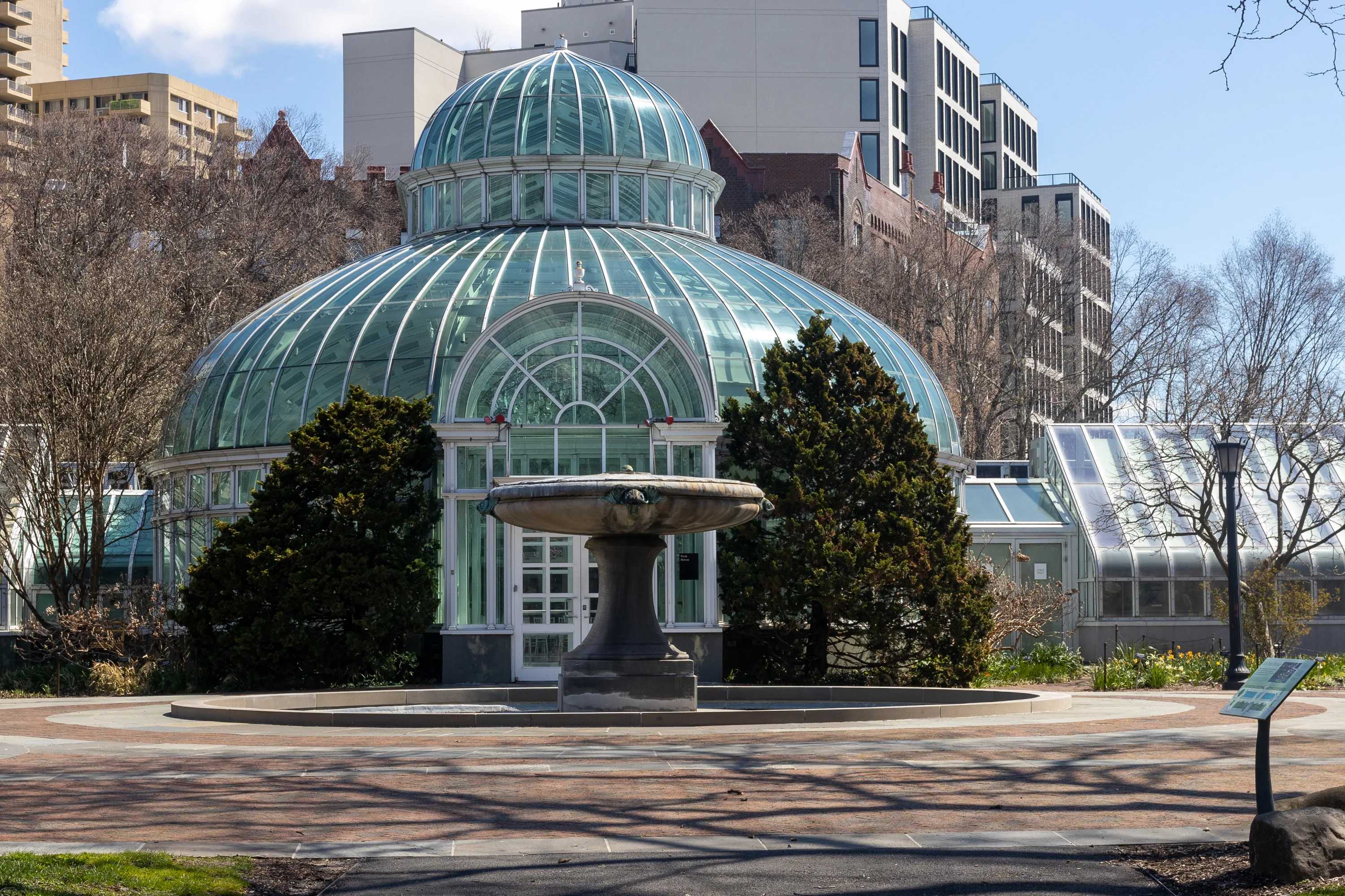 View of the Brooklyn Botanic Garden 